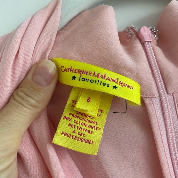 Catherine Malandrino pink silk romper, size M - Picture 2 of 7